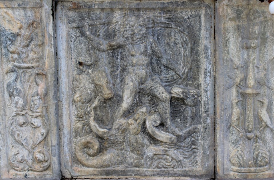 Friesach - Keutschacher Brunnen - Neptun mit Viergespann