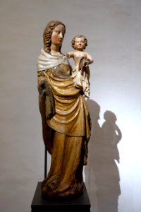 Friesentor Madonna (so-called), Cologne, c. 1370-1380, walnut, polychrome - Museum Schnütgen - Cologne, Germany - DSC09998