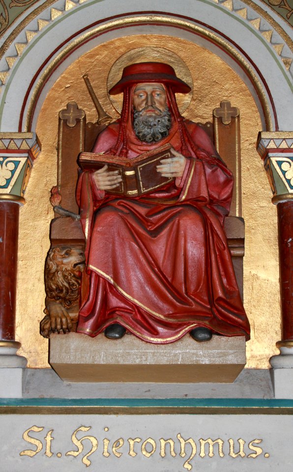 Friesach - Dominikanerkirche - Kanzel - Hieronimus