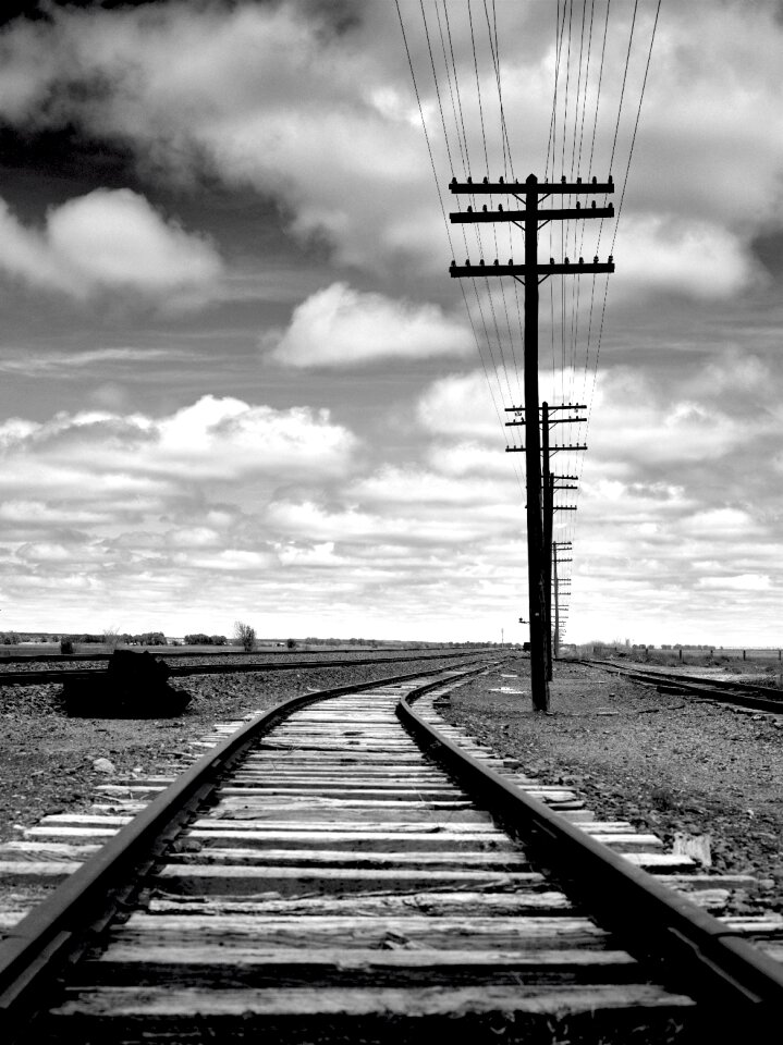 Railway railway tracks track bed