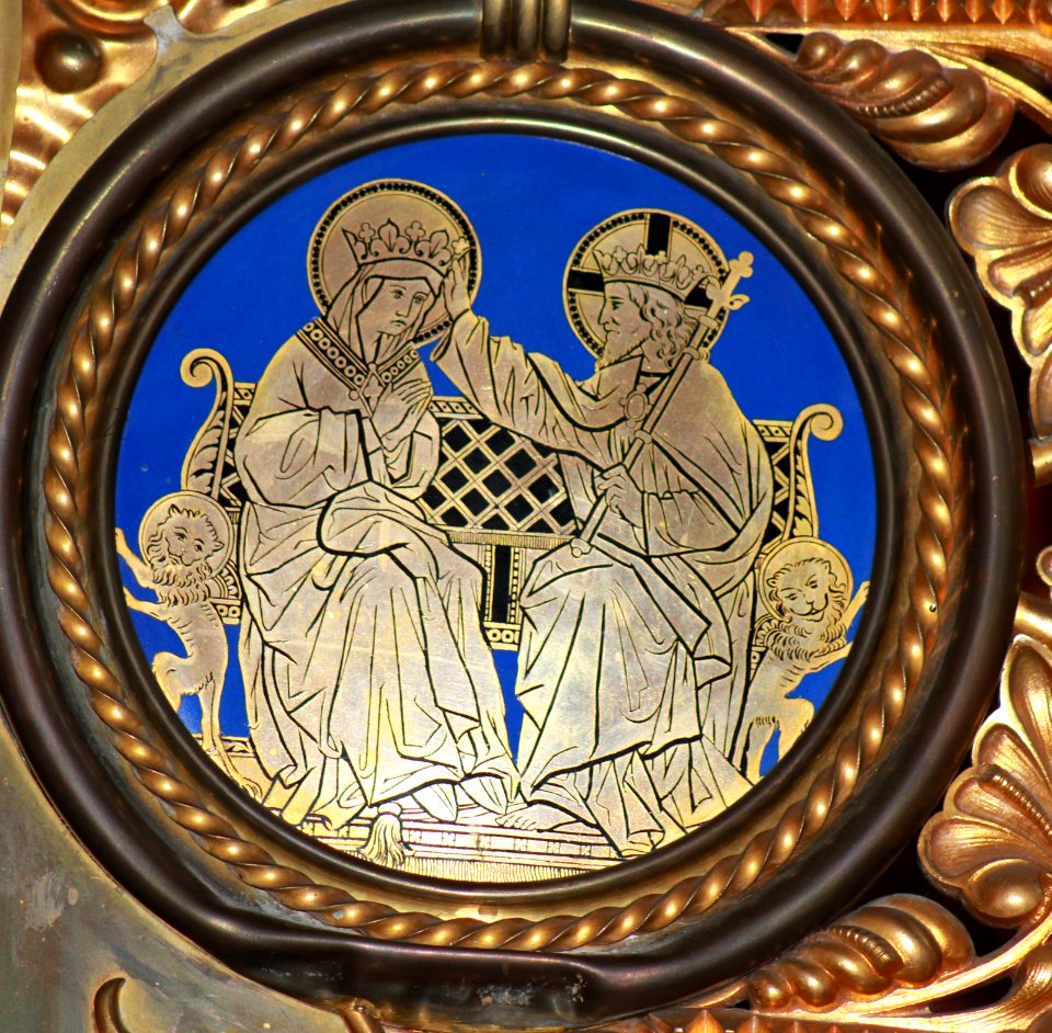 Friesach - Dominikanerkirche - Rosenkranzaltar - Krönung Mariens