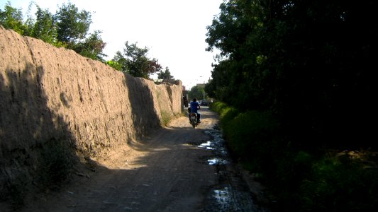 Garden Way - Wall - trees - streamlet - 17 Shahrivar st - Nishapur 06