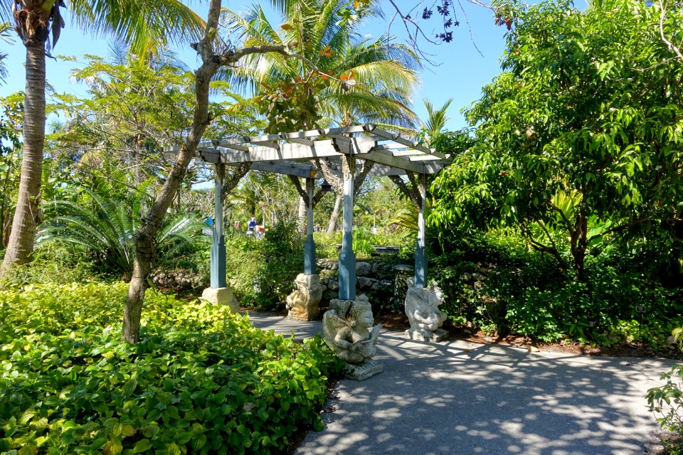 Garden structure - Naples Botanical Garden - Naples, Florida - DSC09818