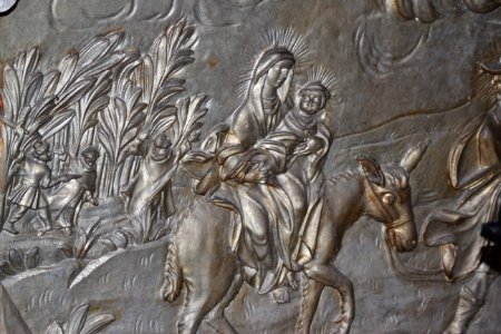 Friesach - Dominikanerkirche - Vesperbildaltar - Flucht nach Ägypten2