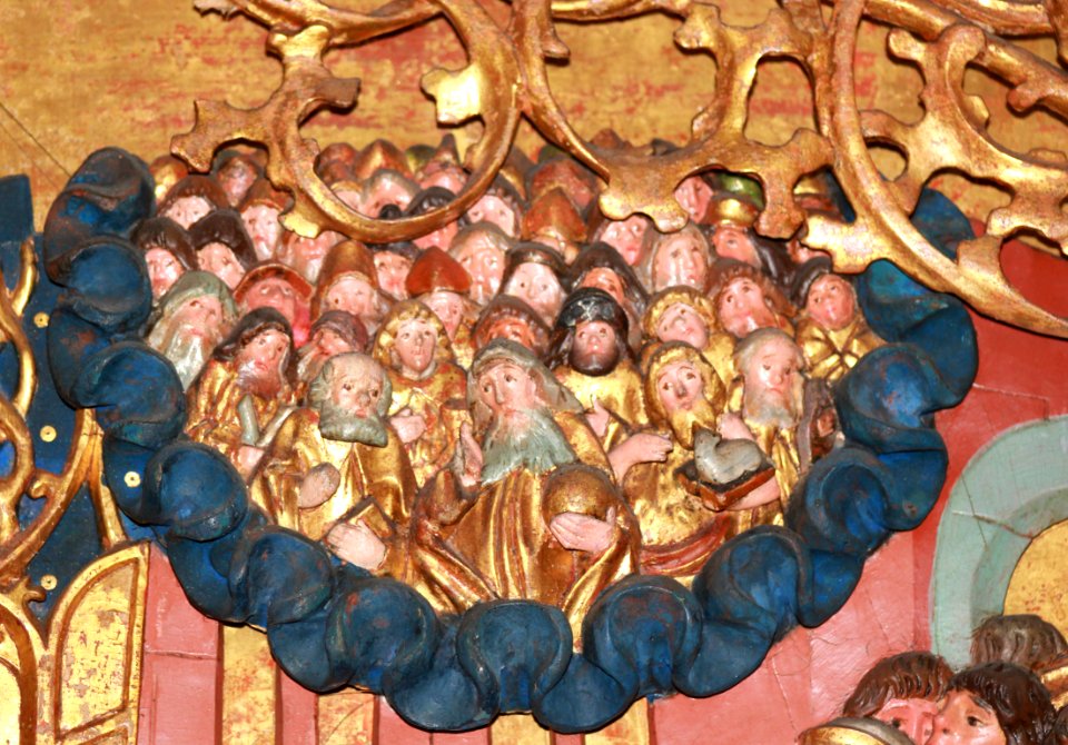 Friesach - Dominikanerkirche - Johannesaltar - Selbstbestattung - detail