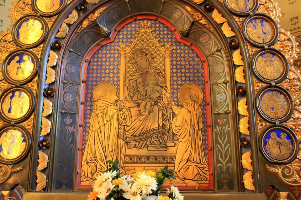 Friesach - Dominikanerkirche - Rosenkranzaltar2