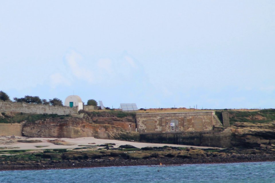 Garden Walls And Explosives Store To South Of Lighthouse And Building