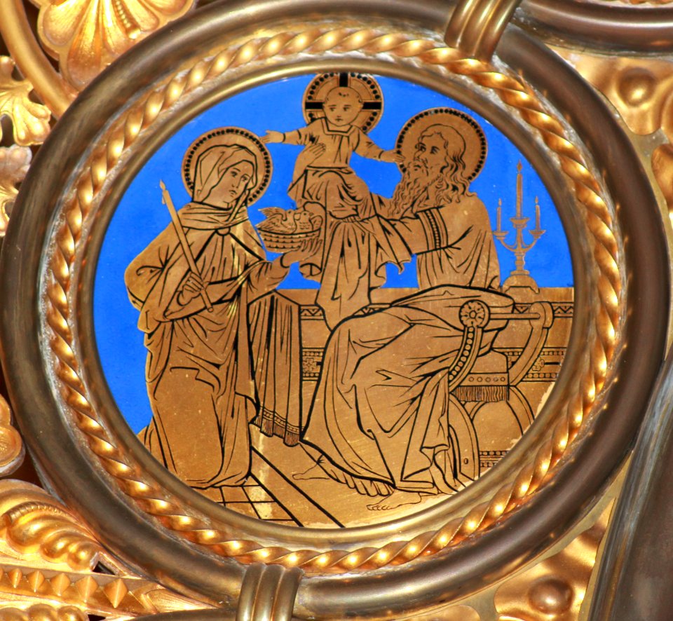 Friesach - Dominikanerkirche - Rosenkranzaltar - Darbringung des Herrn