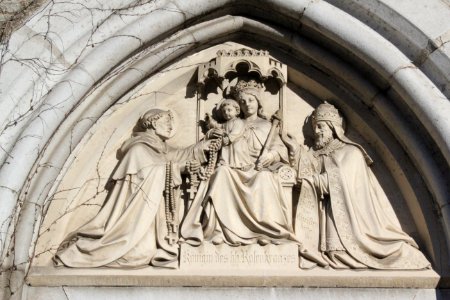 Friesach - Dominikanerkirche - Tympanon