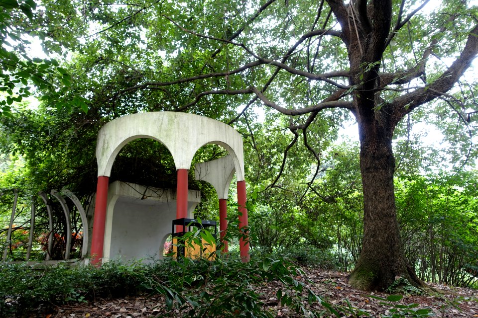 Garden structure - Chengdu Botanical Garden - Chengdu, China - DSC03424