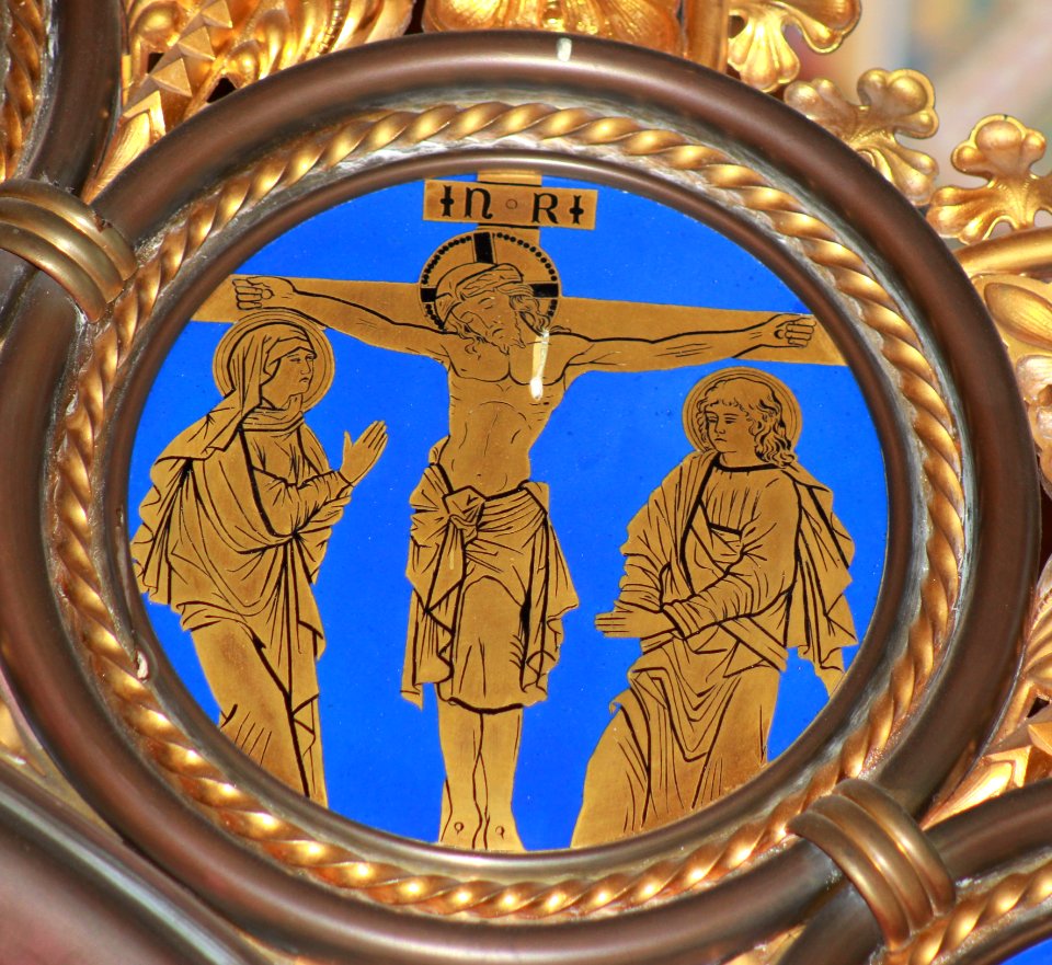 Friesach - Dominikanerkirche - Rosenkranzaltar - Kreuzigung