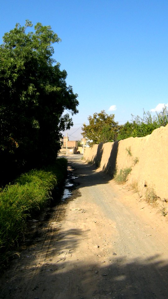 Garden Way - Wall - trees - streamlet - 17 Shahrivar st - Nishapur 25