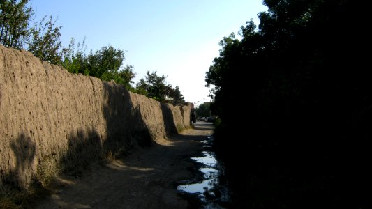 Garden Way - Wall - trees - streamlet - 17 Shahrivar st - Nishapur 05