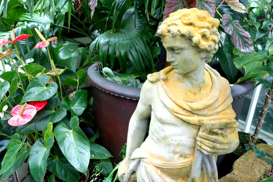 Garden statue - Conservatory of Flowers - San Francisco, CA - DSC03134