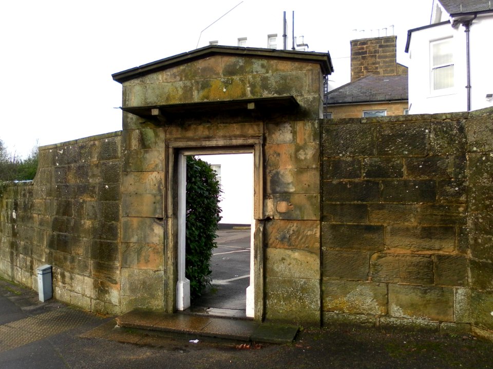 Garden wall and entrance to Worth Training Centre, Turners Hill Road, Pound Hill, Crawley
