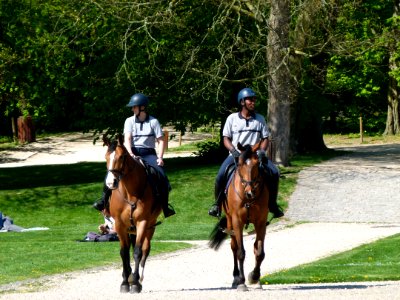 Gardiens du parc de Sceaux à cheval