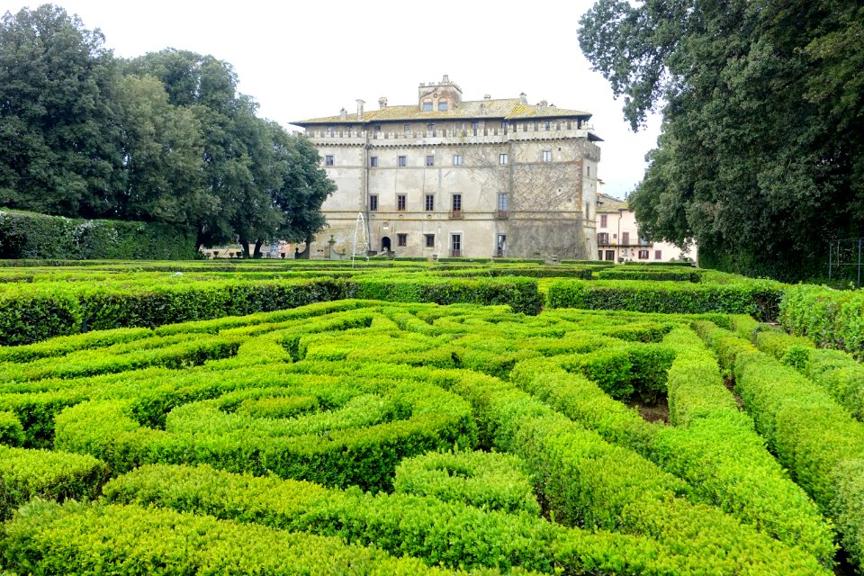 Garden view - Castello Ruspoli - Vignanello, Italy - DSC02791