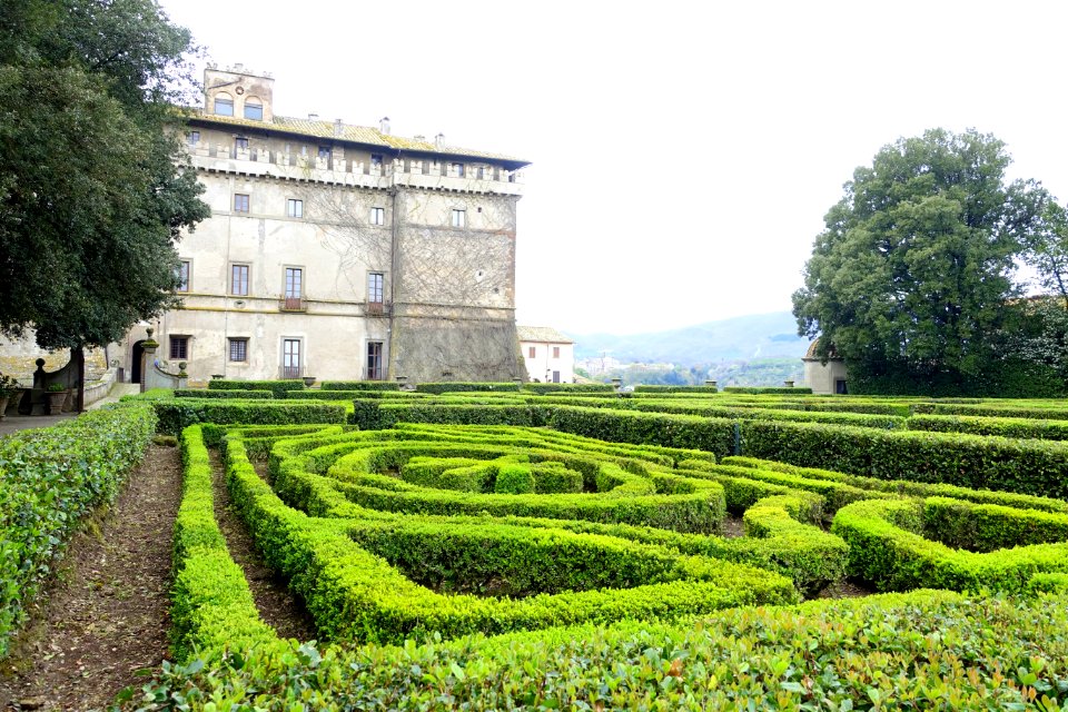 Garden view - Castello Ruspoli - Vignanello, Italy - DSC02764
