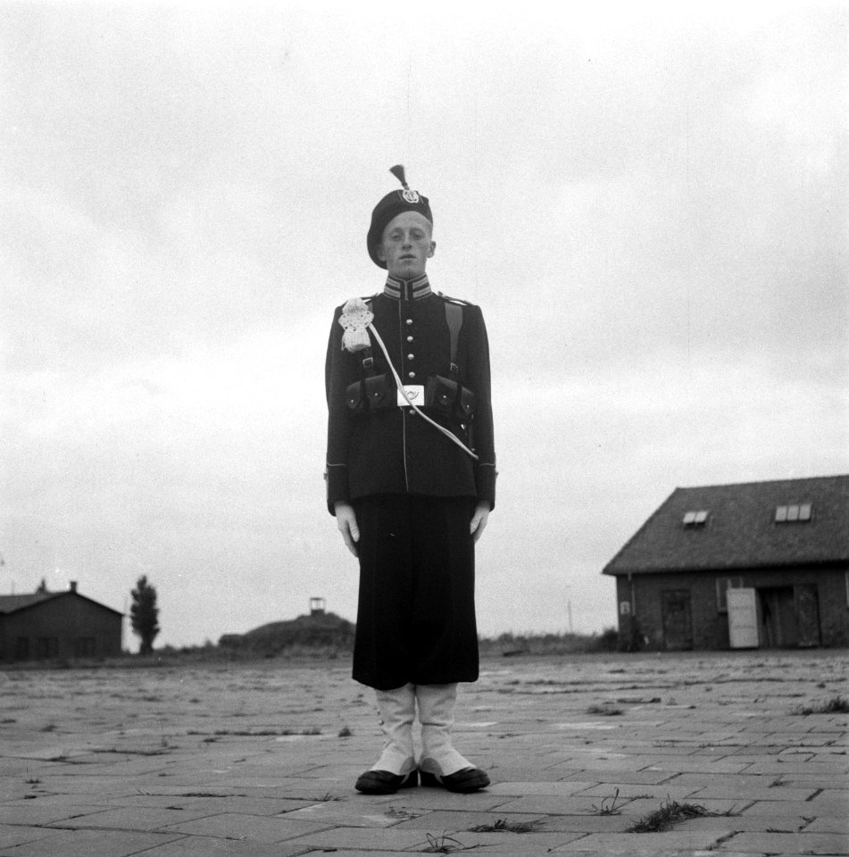 Gardetroepen in gala-uniformen. 1 Jager, Bestanddeelnr 902-9910