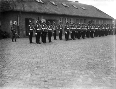 Gardetroepen in gala-uniformen. Groep Irene Brigade, Bestanddeelnr 902-9924