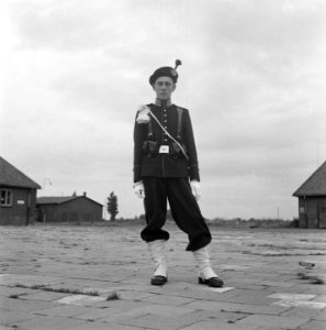 Gardetroepen in gala-uniformen. 1 Jager, Bestanddeelnr 902-9899