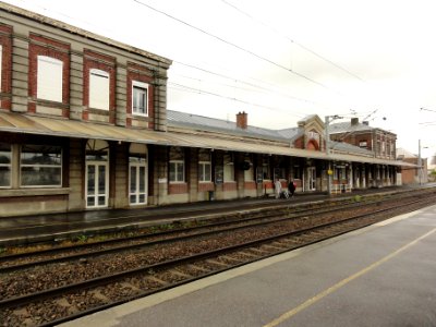 Gare d'Aulnoye (Nord) coté quais