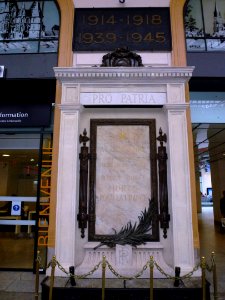 Gare St.Lazare, Paris, War memorial