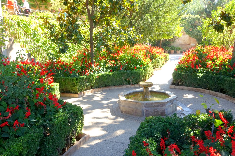 Gardens in Generalife - Granada, Spain - DSC07855