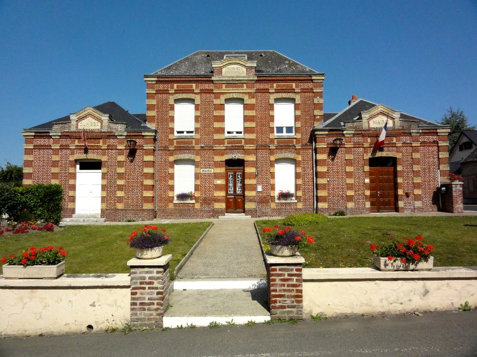 Ganzeville (Seine-Mar.) mairie-école