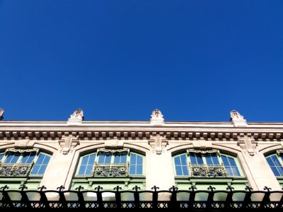 Gare de Lyon-Brotteaux - Détail sur le haut de la façade