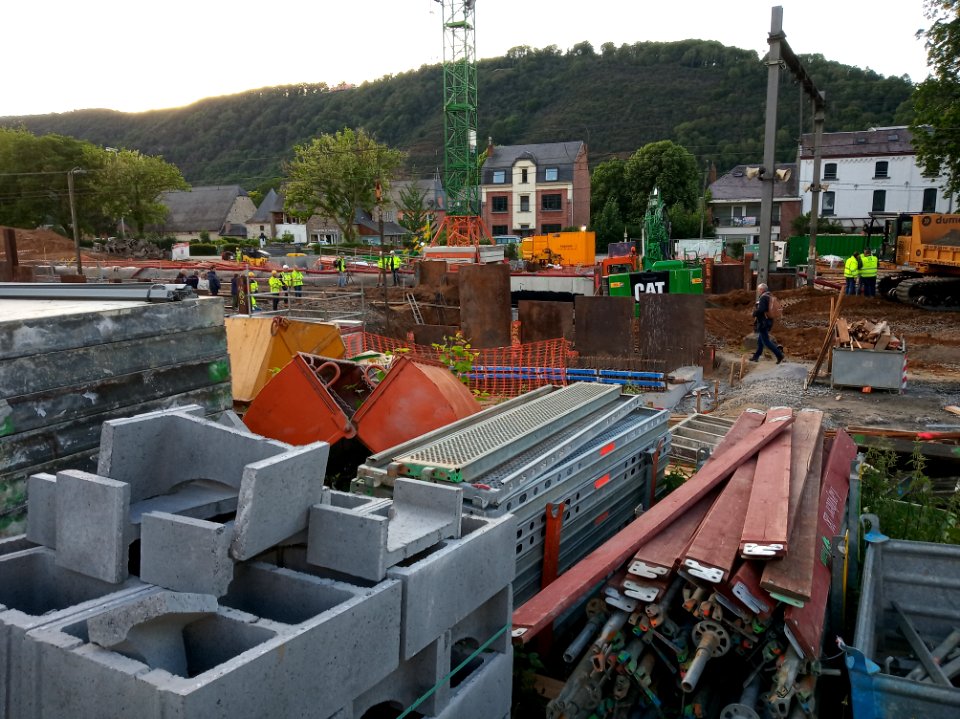 Gare de Godinne - Travaux 10