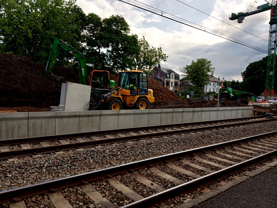 Gare de Godinne - Travaux 06
