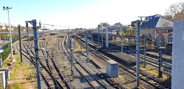 Gare de Vichy, voies ferrées