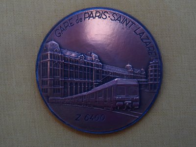 Gare de Paris-Saint Lazar Z6400 coin