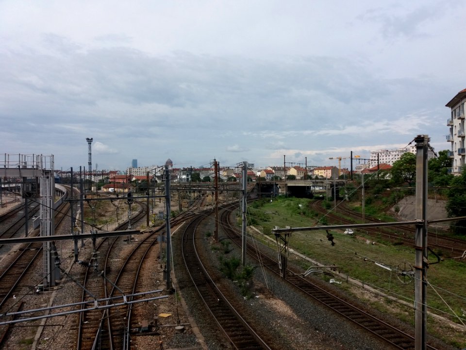 Gare de La Mouche - Voies côté nord