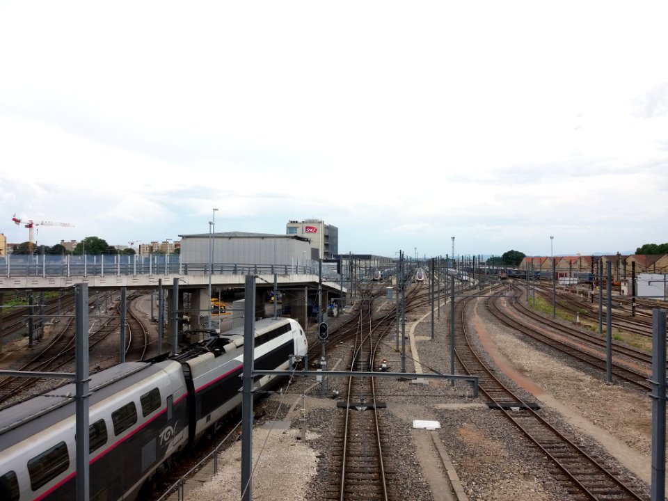 Gare de La Mouche - Voies côté sud