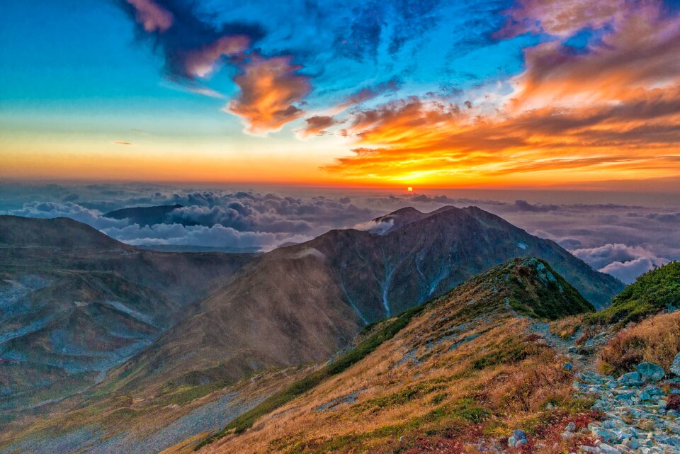 Tateyama northern alps sky