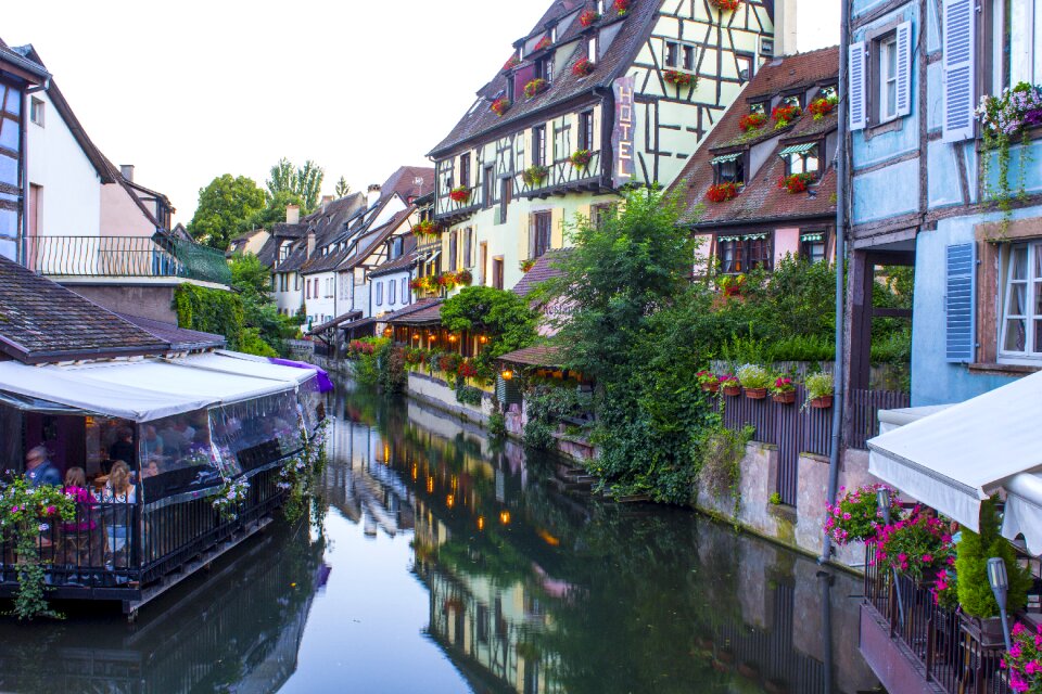 Little venice houses trellis