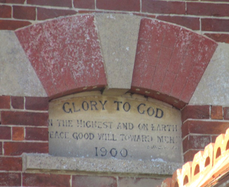 Gamelands Methodist Church, Coggers Cross, Gamelands, near Horam (September 2016) (Stone in Gable) (1)