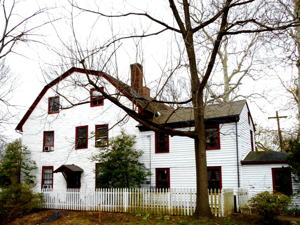 Gambrel roofed house Fallsington PA 1