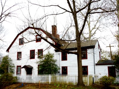 Gambrel roofed house Fallsington PA 1