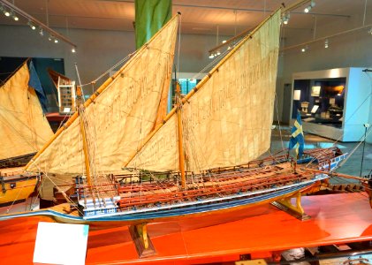 Galley model, c. 1748-1749 - Marinmuseum, Karlskrona, Sweden - DSC08801