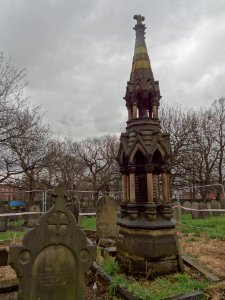 Galli Family Memorial In Beckett Street Cemetery At Ngr 3202 3465