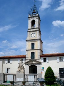 Ganges (Hérault, Fr) belfry and war memorial