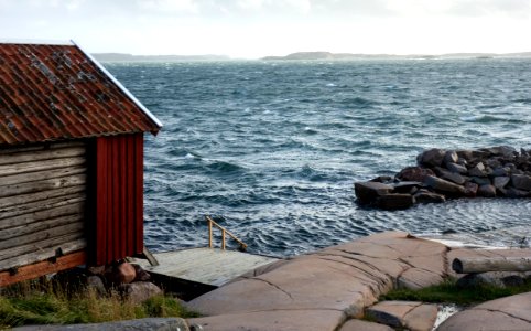 Gamlestan fishing hut and harbor at Vikarvet Museum 5