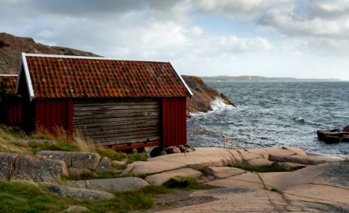 Gamlestan fishing huts at Vikarvet Museum 1