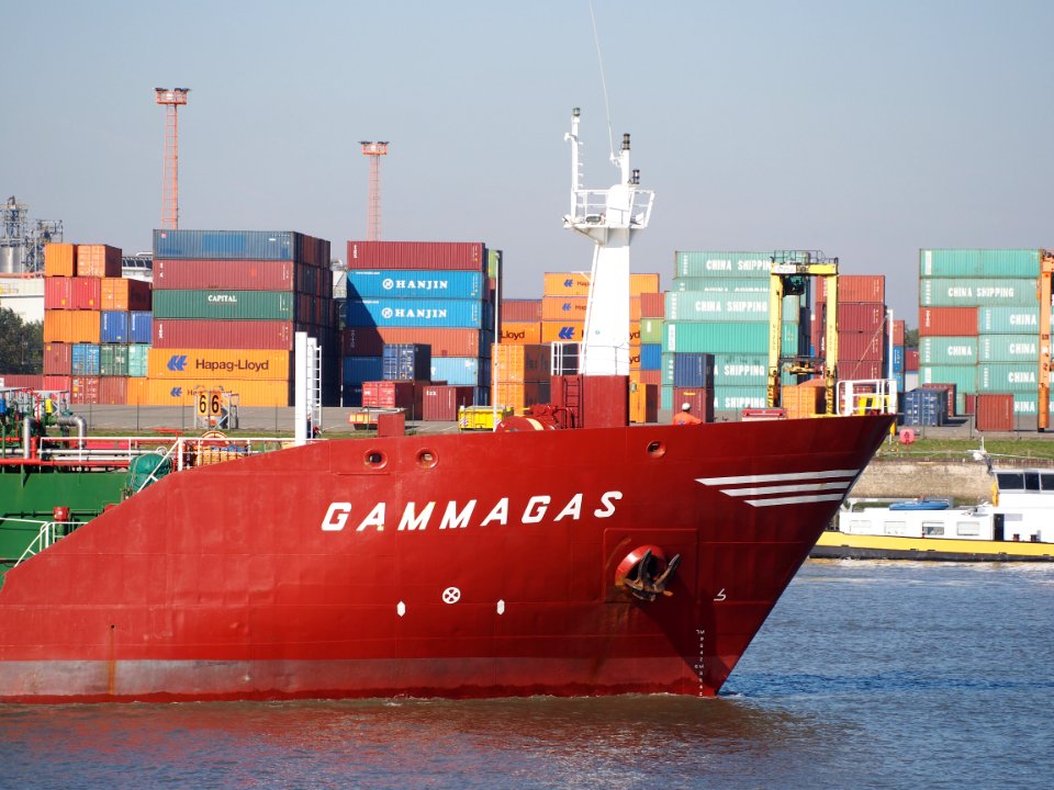 Gammagas (ship, 1992), Port of Antwerp pic2