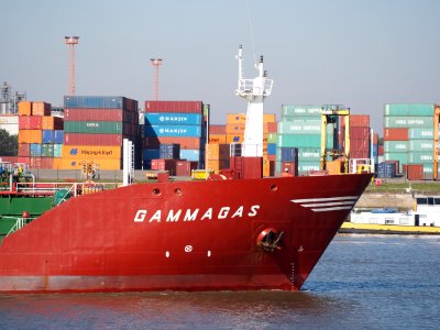 Gammagas (ship, 1992), Port of Antwerp pic2