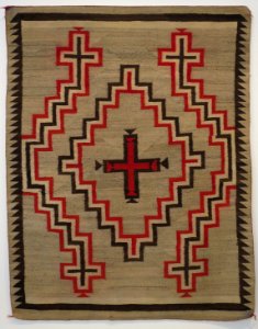 Ganado rug, Navajo, Honolulu Museum of Art accession 4689