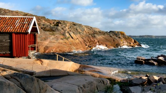Gamlestan fishing hut and harbor at Vikarvet Museum 4